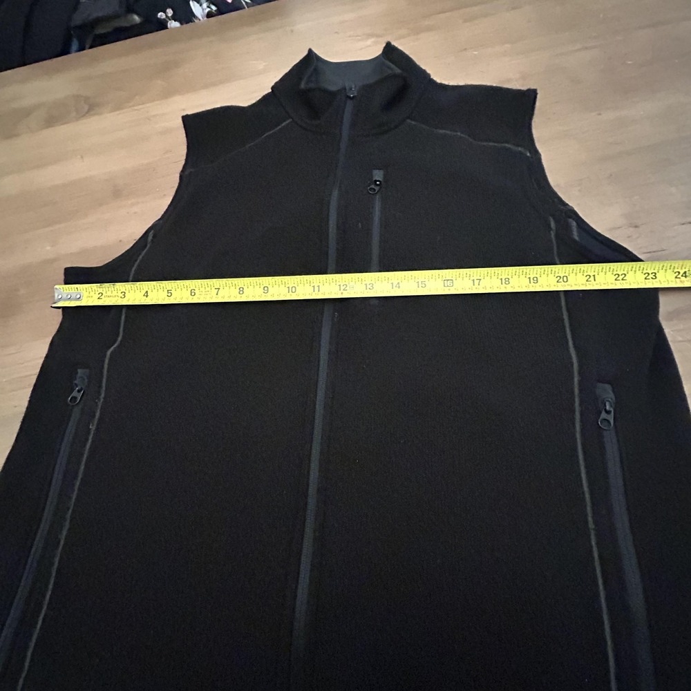 Kuhl Vest Mens XL Black Fleece Softshell Zip Front Outdoor Hiking Casual - Picture 7 of 9